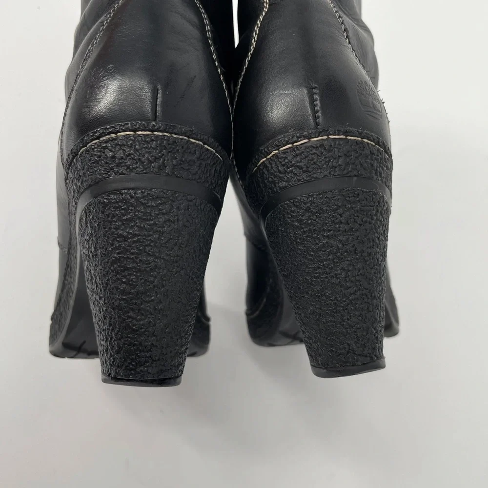 Timberland Black Lace Up Boots - Picture 7 of 8